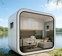 Maison Capsule de Luxe Apple Cabin, Maison Préfabriquée, Tiny House, Maison Mobile, Glamping pour Séjour en Station Balnéaire, Vente en Gros Direct Usine