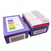 Échantillon Gratuit Cartes Flash Éducatives Personnalisées Impression Personnalisée Papier Durable Utilisation Familiale avec Boîte Design Portable