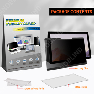 Pantalla DE PRIVACIDAD magnética de 4 vías para <span class=keywords><strong>Surface</strong></span> <span class=keywords><strong>Pro</strong></span> <span class=keywords><strong>7</strong></span> <span class=keywords><strong>Plus</strong></span>/<span class=keywords><strong>7</strong></span>/6/5/12,3 de 4/3 pulgadas, filtro antibacteriano antiespionaje con bloqueo de luz azul - Product Image 6