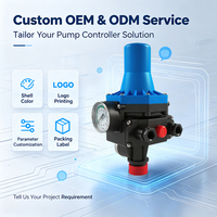 Contrôleur de pression de pompe à eau électronique automatique intelligent IP65 110V-240V Contact DPDT Matériau plastique PS-3 Soyue