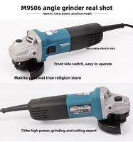 Meuleuse d'angle M9506B 220V haute puissance 100mm compacte, outil électrique pour la découpe et le meulage (type Makita) - Vente chaude