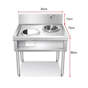 Victory <b>Kitchen</b> Stainless Steel One/Three Burner Stovetop Range Gas Powered for Hotels Restaurants Outdoor Household Use - Product Image 2
