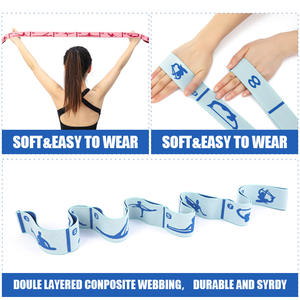 YETFUL, cinturón <span class=keywords><strong>de</strong></span> baile <span class=keywords><strong>de</strong></span> entrenamiento <span class=keywords><strong>de</strong></span> gimnasio <span class=keywords><strong>de</strong></span> varios segmentos personalizado, bandas <span class=keywords><strong>de</strong></span> tracción digitales elásticas para Yoga, correa elástica, correas <span class=keywords><strong>de</strong></span> tensión Asana, cuerdas - Product Image 2