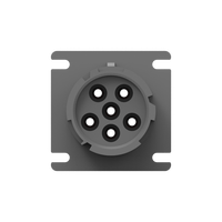 Connecteur de conduit flexible femelle à bride 6 broches HD10 WP-06F2-20 25A IP67 étanche pour câbles