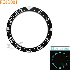 ROJD ROJE ROKB ROKC GMT Design Outer Di 38mm BGW9 Insert de lunette en céramique lumineuse pour SKX007 <span class=keywords><strong>SKX009</strong></span> Pièces de modification de montre - Product Image 3