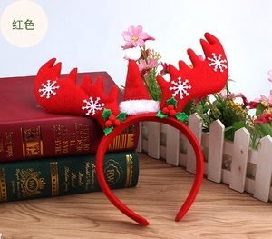 Bestseller Rotes Niedliches Weihnachts-Stirnband mit Filz-Weihnachtsbaum - Product Image 2