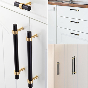 Ebay Hot Sale 128mm Alumínio T-Bar Gaveta Móveis Handle Design Moderno Gabinete Puxa para Cozinha & Quarto Dresser Use - Product Image 3