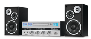 Tocadiscos con Bluetooth, Microsistema con Receptor Bluetooth, 2 Medidores VU, Altavoz de 25W×2, Adaptador de CA, 14.0x12.6x16.6 Pulgadas - Product Image 3