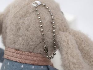 Xúc Tiến Bunny sang trọng Keychains đồ chơi Bunny Thú nhồi bông Đồ chơi thỏ Túi Mặt dây chuyền búp bê dễ thương Dài Tai màu hồng thỏ sang trọng Móc chìa khóa - Product Image 2