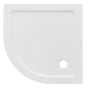 Receveur de douche d'angle carré moderne 80x80x3cm pour salle de bain ou hôtel - Mr. Flat - Product Image 1