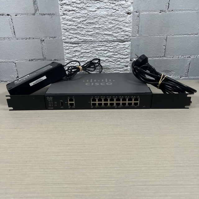 RV345P 16-PORT GIGABIT WIRED VPN ROUTER POE  rv345p with Power Adapter