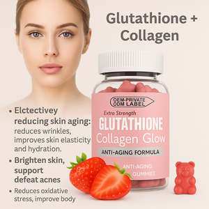 Glutathion Verhelderende Gummies Glutathion Collageen Supplementen Collageen L-Glutathion Gummies - Product Image 4