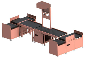 Transportador de paquete en zigzag de 8 puertos, máquina clasificadora de dimensiones de peso de medición, sistema DWS - Product Image 6