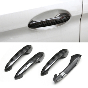 Op maat gemaakte 2-delige droge carbon fiber deurgreep afdekking voor Toyota 	 Supra A90 LHD RHD Modificatie Onderdelen Upgrade - Product Image 1