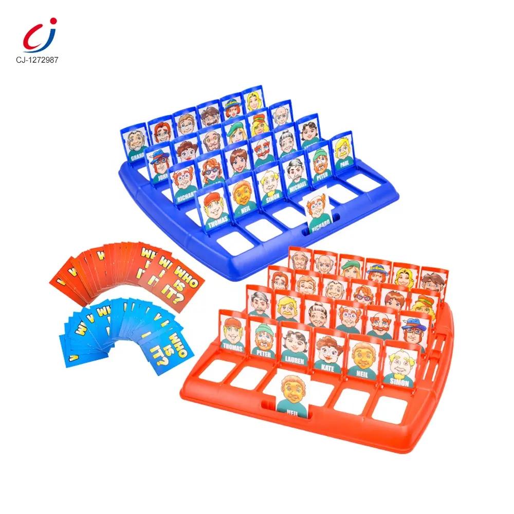 Intelligent board game playing educational memory family party toy guess who