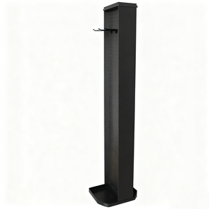 Cửa hàng bán lẻ thân thiện với môi 360 độ bàn xoay spinner kim loại 3 mặt PEG Bảng hiển thị Kệ sàn giá đứng - Product Image 2