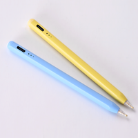 Stylet court de 2e génération avec fonction anti-rejet de la paume pour iPad Enfant 2018-2026 - Stylet actif rechargeable avec indicateur LED triple
