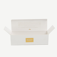 Boîte personnalisée pour biscuits et desserts, boîte d'emballage en papier kraft ondulé pliable avec logo imprimé en couleur personnalisée, impression extérieure
