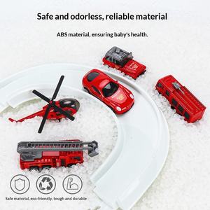 Juguetes de Plástico para Niños, Educación Temprana, Estacionamiento de Tres y Cinco Niveles, Pista Eléctrica, Camión de Bomberos, Coche - Product Image 3