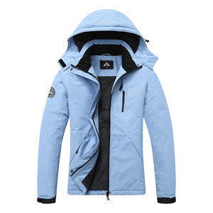 Giacche invernali resistenti all'acqua da esterno staccabili cappello fodera in pile cappotti termici sci Snowboard Parka giacche da donna - Product Image 5