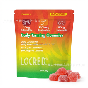 วิตามินกัมมี่เบต้าแคโรทีนพรีเมียม แอสตาแซนธิน 30 มก. ไนอะซินาไมด์ อาหารเสริมผิวแทน วิตามินดี3 สำหรับ<span class=keywords><strong>ช่วย</strong></span>เร่งการสร้างสีผิว ODM - Product Image 2