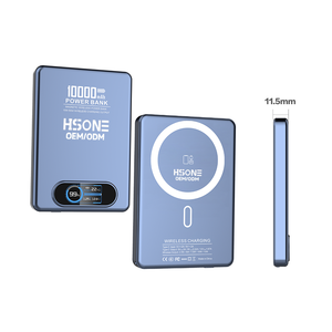 L155 10000mAh Magnetic Power Bank with 11.5mm Slim Body TFT Screen 15W Wireless 20W PD Fast <b>Charging</b> and Semi-Solid Battery - Product Image 6