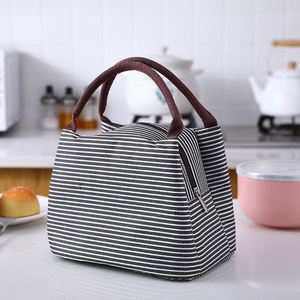 Moda portátil multicolor tela Oxford EVA comida cremallera almacenamiento almuerzo bolsa térmica viaje Picnic Cooler Bag - Product Image 6