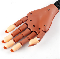 Lanbiao 100pcs Mannequin Mains Mobiles Flexibles avec Pointes à Ongles Train Pratique Main pour Ongles en Acrylique Fournitures pour Ongles
