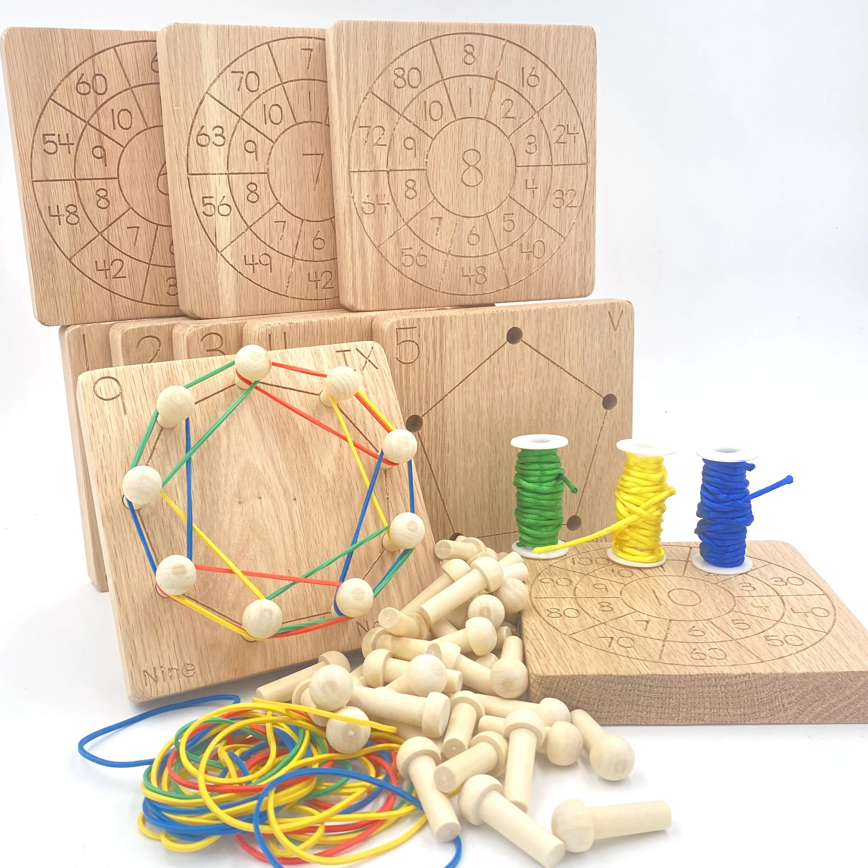 2023 Kids Math Study Toy Mathematics Teaching Aids Digital Matching Box Children's Early Educational Learning Wooden Toys