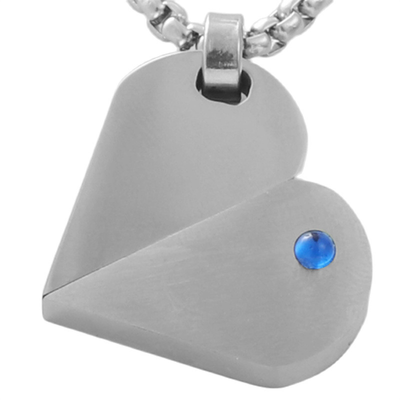 Pendentif cristal bleu