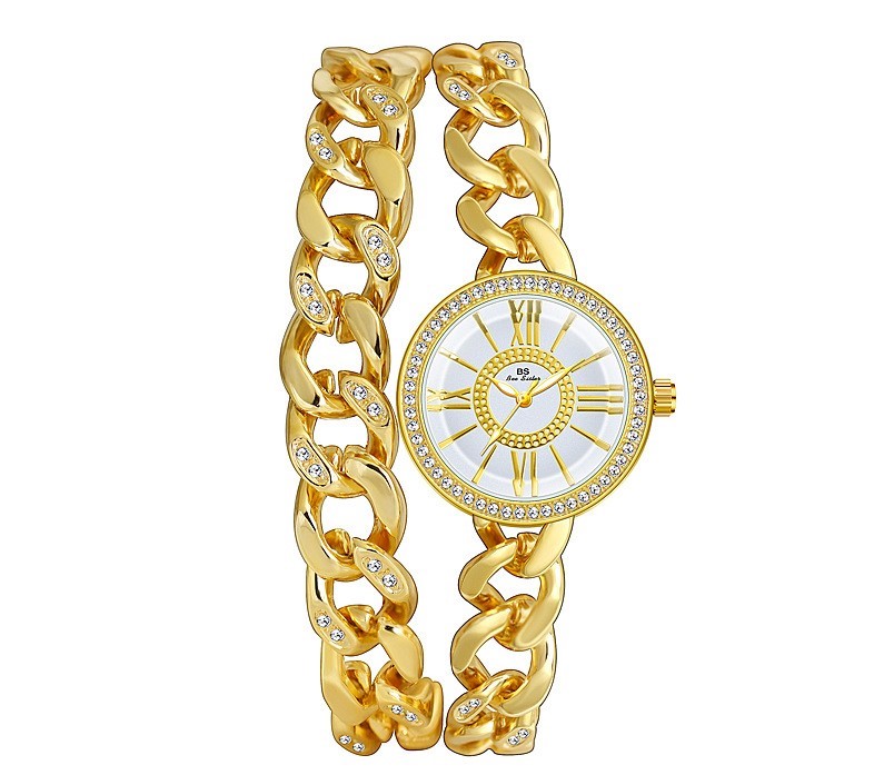 Luxury Gold Chain Watch Women Ladies 