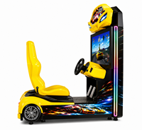 Volant de course en métal LECHUANG pour simulateur de jeu, machine d'arcade, siège de voiture, centre de divertissement intérieur, usage familial, 110/220V