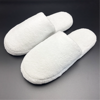 Chaussons jetables en polaire corail pour hôtel 7 étoiles, usage unique, haute qualité, pour salle de bain