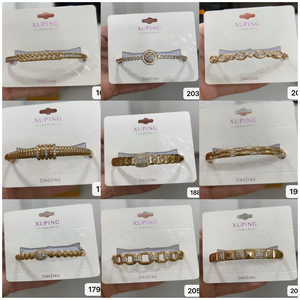 250224 Bracciale XUPING Gioielli all'ingrosso Cina Bracciale in rame da donna placcato oro 14K Gioielli alla moda - Product Image 3