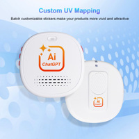 SUNWAYI Mini Assistant intelligent IA portable, traducteur, couleur/logo/boîte personnalisés, charge Type-C, 130+ langues pour les voyages d'affaires