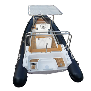 <span class=keywords><strong>Bateau</strong></span> pneumatique de luxe à coque en fibre de verre de 22,5 pieds (680 cm) avec Hypalon/Orca/PVC pour la famille - Product Image 4