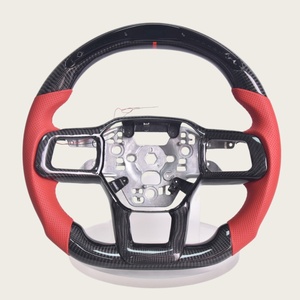 Volante de Fibra de Carbono Real Personalizado con LED para <span class=keywords><strong>Ford</strong></span> <span class=keywords><strong>Mustang</strong></span> 7ª Gen. S650 Dark Horse GT 2024-2026, Recién Llegado - Product Image 4