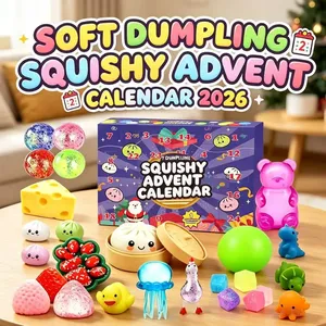 Calendario dell'Avvento 2026 con Ravioli Misteriosi, Giocattoli Antistress a Forma di Bao Bun, Unisex per Tutte le <span class=keywords><strong>Età</strong></span> - Product Image 4