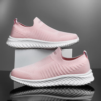 Baskets antidérapantes légères en maille respirante pour femmes, chaussures de jogging et de conduite décontractées confortables pour l'été