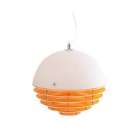 JYLINGTING Lustre moderne d'ambiance orange coucher de soleil au design vintage pour décor de restaurant café bar