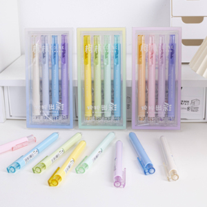 Marcadores <span class=keywords><strong>Pastel</strong></span> Suaves de 12 Colores, Delicados con los Ojos, de Secado Rápido, con Punta a Presión, para la Vuelta al Cole, Oficina y Diario - Product Image 3