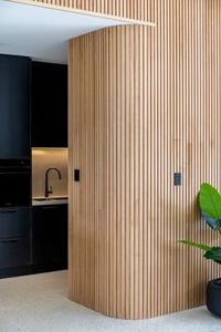 MUMU DESIGN <strong>Veneers</strong> Affordable Classy Engineered White Oak Bendable Boards Bendable Wood Panel for Cylindrical Wall Decoration - Product Image 4