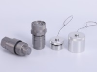 Raccords rapides hydrauliques KUAISHI FT19-F/M-1NPT, vannes en acier au carbone plaqué zinc-nickel, 300 bars, neufs, garantie 1 an