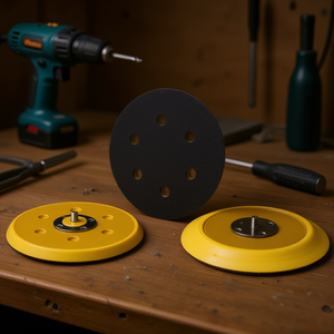 Discos de Lijado Fervi para Lijadoras Rotatorias de 150 mm con 6 Agujeros y Sistema de Velcro - Product Image 3