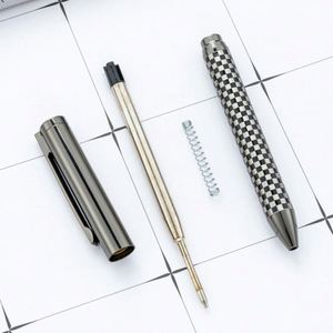 Wholesale 1.0Mm Creative Metal Logo Engraving Conference Event Gift Electroplated Gray Ballpoint <b>Pen</b> - Product Image 4