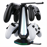 Manette de jeu mobile multifonctionnelle YJT-5OT2078 avec volant de direction, support au sol et accessoires de support d'affichage