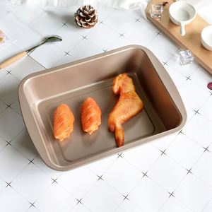 Bandeja Rectangular Antiadherente de Acero al Carbono para Horno, 10.6/11.4 Pulgadas, para Asar Pavo y Tostar, Venta al Por Mayor Personalizada - Product Image 4