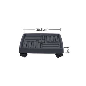 Plateau en plastique texturé carré de support respirant à roulettes populaire bon marché de haute qualité avec 4 roues pour mariage - Product Image 2