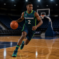 Uniforme de Baloncesto Personalizado con Impresión a Medida para Clubes, Conjunto de Uniforme Masculino para Equipos de Baloncesto, OEM/ODM