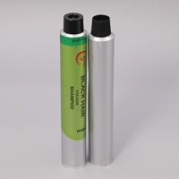 Tube pliable en aluminium de 16mm 20mm 25mm 32mm 38mm 40mm avec bouchons à vis noirs